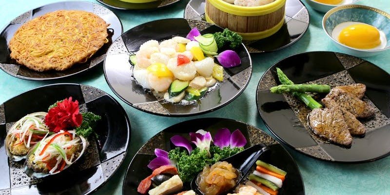 【春蘭（しゅんらん）】全8品〇7000円 アワビ、海鮮の炒め、牛肉のステーキ等 本場満喫コース！