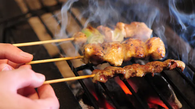 【17:00ご入店限定・90分钟制】饮品任意杯数均半价 ＋ 主厨精选串烧8种套餐