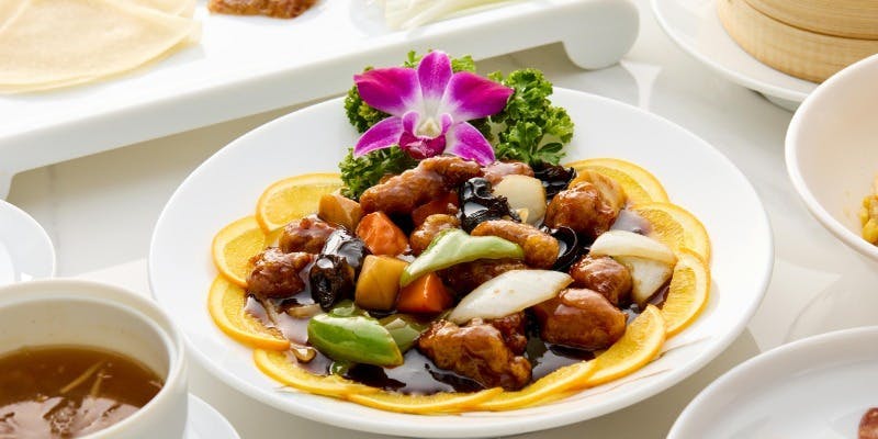 【莲套餐】蜜汁叉烧、鱼翅小笼包、虾仁炒饭等共11道菜