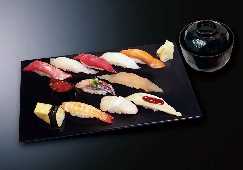 [Nigiri 12-Piece Set] Momo (Includes miso soup)