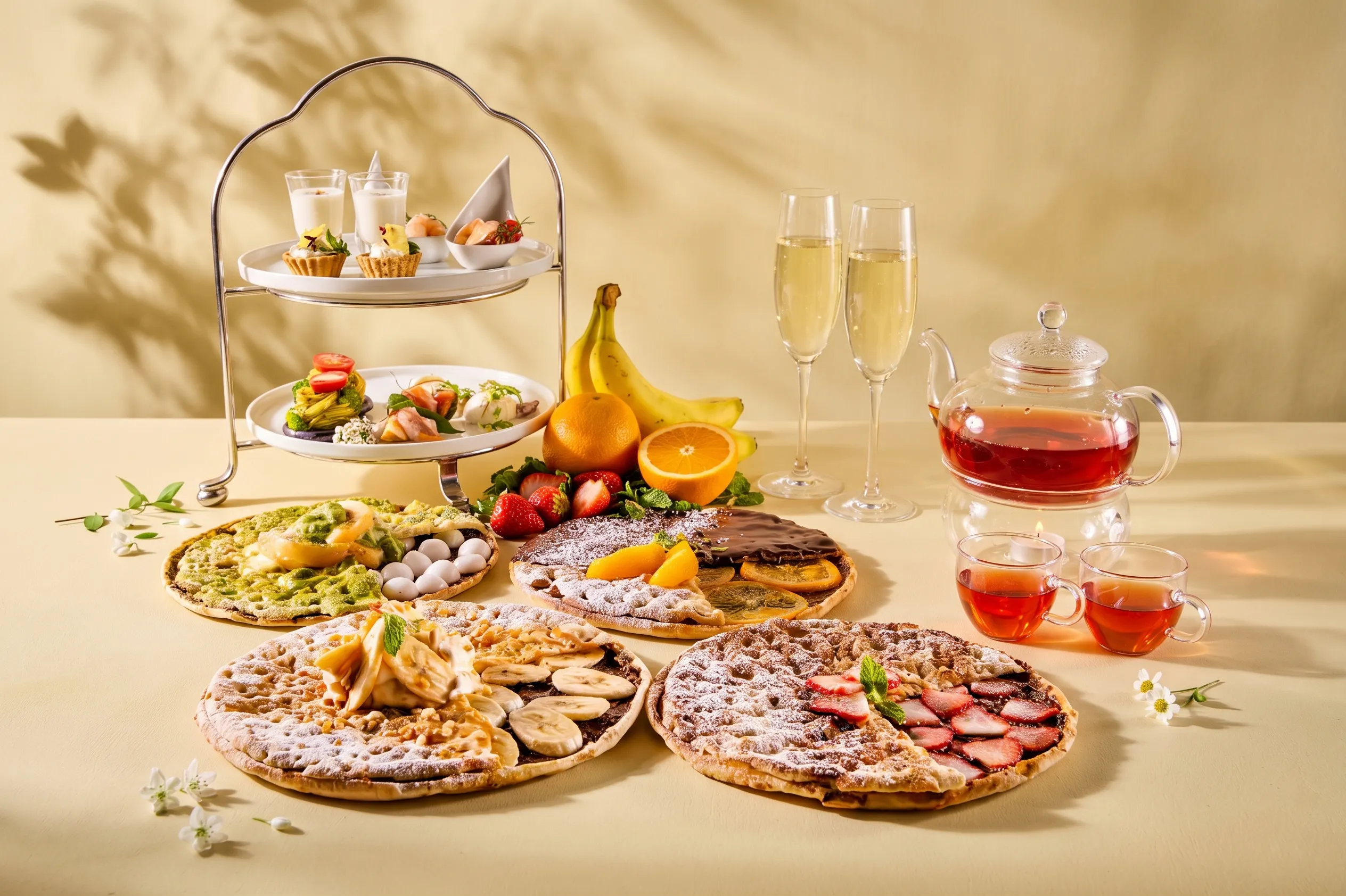 Afternoon Plan — Afternoon Tea with a Choice of Nutella Pizza and Appetizers