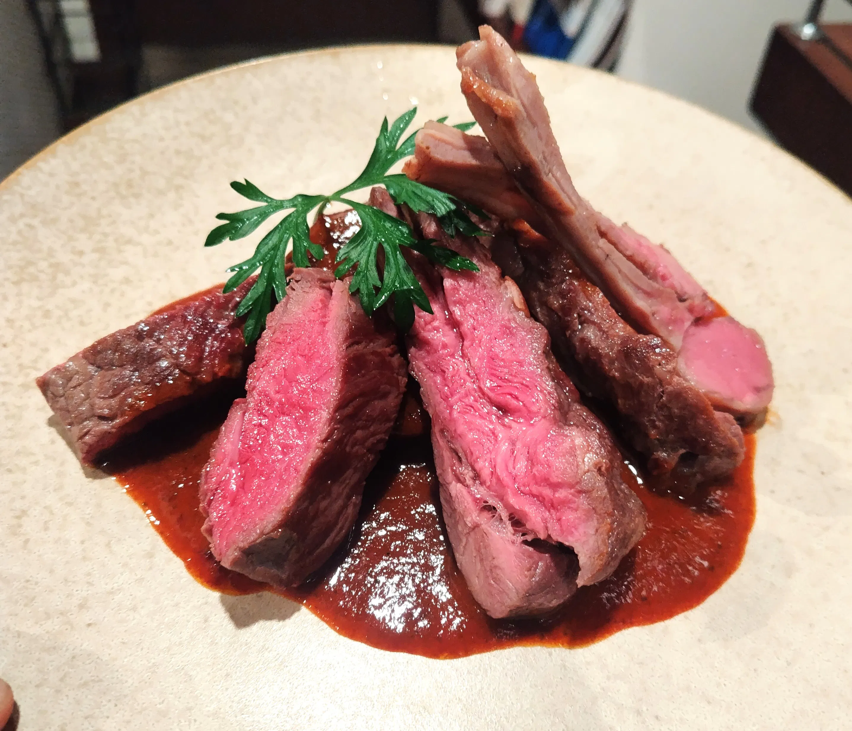 【モリノナカコース】アミューズ、冷菜、温菜、ジビエ肉2種、デザート含む全5品