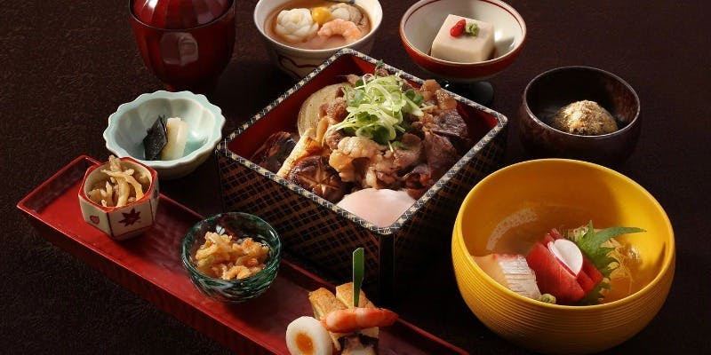 Domestic Beef Sukiyaki Simmered Set Meal