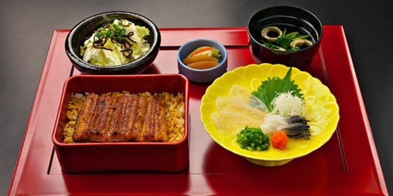 Kagurazaka Branch Exclusive [Domestic Eel & Tiger Pufferfish] Genpin Gozen Course, 5 Dishes