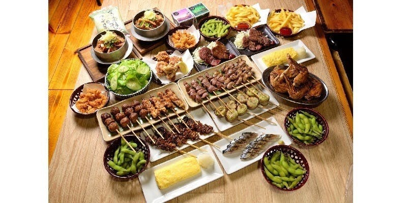 Luxury Course: 17 Dishes, 120-Minute All-You-Can-Drink, 5,800 Yen (Tax Included)