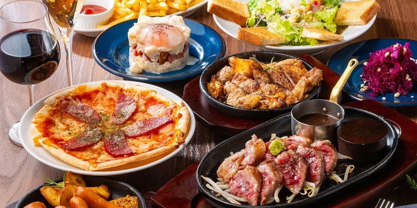 Enjoy A5 Wagyu and Grilled Dishes! A Total of 9-Course "Premium Party Course"