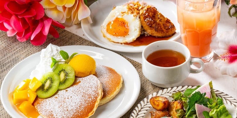 [New Night Café Plan] Includes a choice of 2 drinks with a total of 3 dishes, including hors d'oeuvres and pancakes! (Weekdays only)