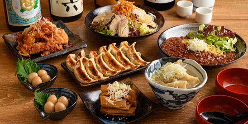 With 2 hours of all-you-can-drink! Enjoy 7 popular dishes with the "Bamboo Course".