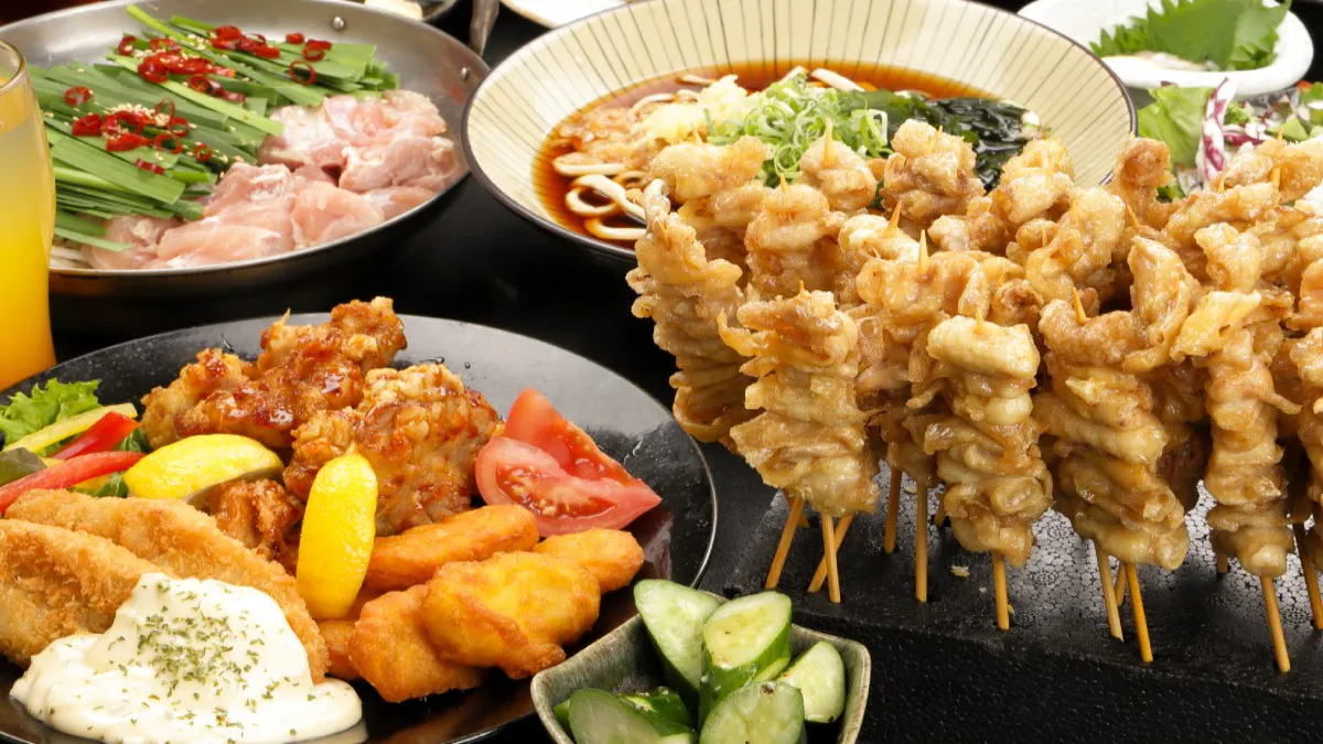 【食べ飲み放題コース】選べる鶏鍋と逸品食べ放題＜115種＞