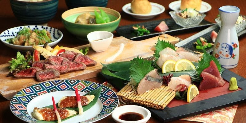 【숙성】숙성 와규 립로스×야마토 돼지×숙성 생선 3종 전 9품