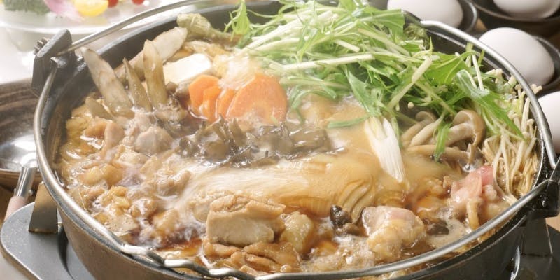 【極上鍋コース】肉3種のすき焼き風鍋と藁焼き＜全9品＞