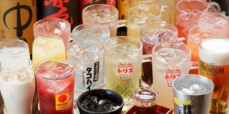 単品2時間飲み放題　生ビールつき