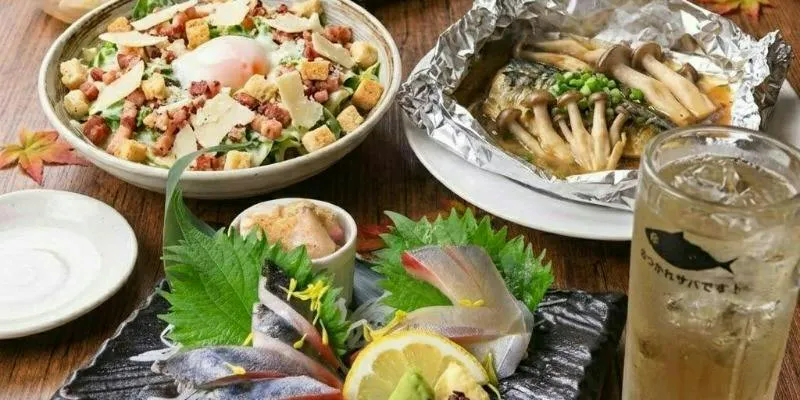 銀座店限定!「秋限定コース」とろさば食べ比べ×灰干し等 全7品