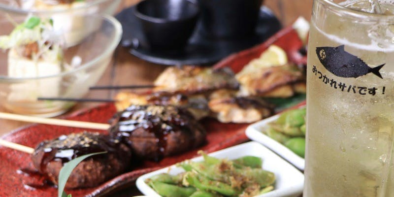 다레야메 세트 1500円 추천 일품요리 2품＋ドリンク＜2杯無料＞
