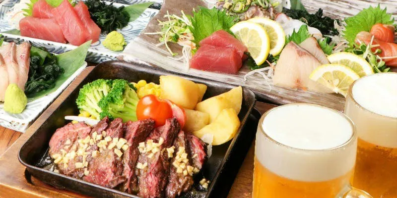 【ゴールド/全203品食べ飲み放題】ステーキ×海鮮×せいろ蒸×小鍋等