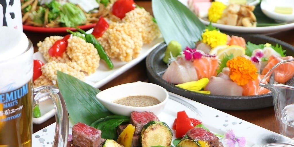 【熟成套餐】熟成牛・熟成魚拼盤×若雞肩小肉等 共8道菜