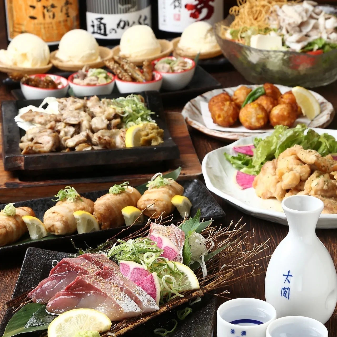 【うまか套餐】雞頸肉炭火燒烤 ×中津炸雞