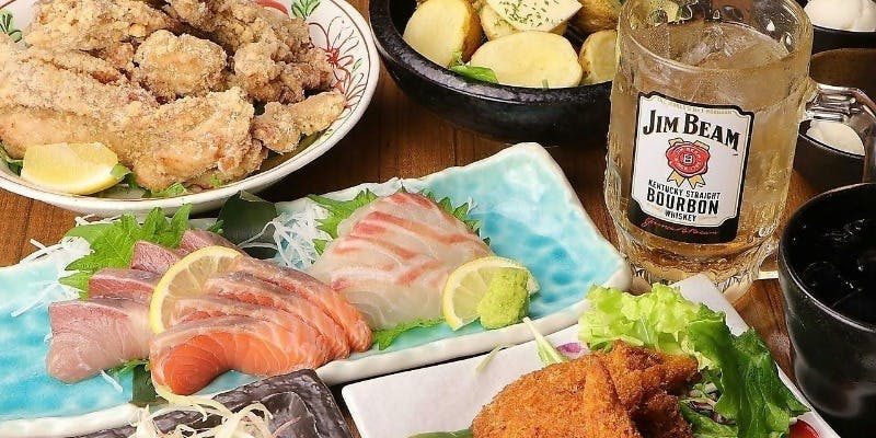 20時後限定【二次會套餐】生魚片×雞肉日式炸雞等 共4道菜