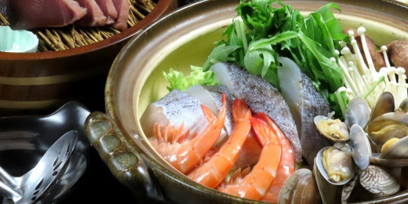 【해산물 모둠 전골 코스】해산물 모둠 전골 등 총 9가지 요리