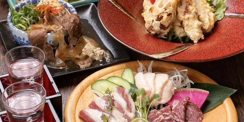 【贅沢コース】馬刺×特選餃子×胡麻鯖等 全9品