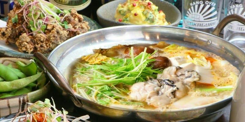 （나베）키와미 코스｜도미와 대합의 사케카스 나베×오뎅 무 가라아게 등＜총 9품＞