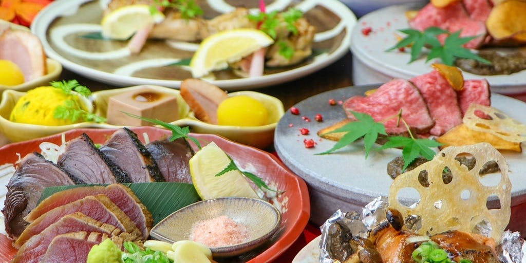 [Shirahama Course] 11 dishes in total, including Wakayama Pork Straw-Grilled and Yuzu-An Baked Sakura Sea Bream