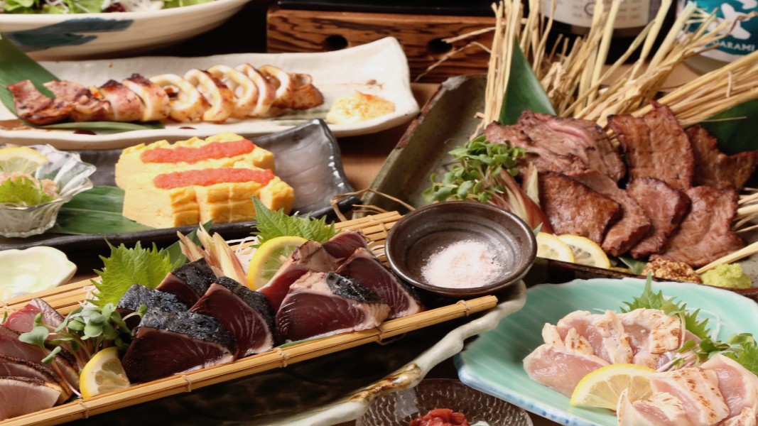 【炎ーえんー套餐】牛舌、鰹魚、鰤魚等／8道菜