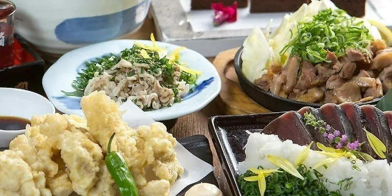 「廣島套餐」炸牡蠣×牛肩肉鬆燃藁炙燒×魚糕