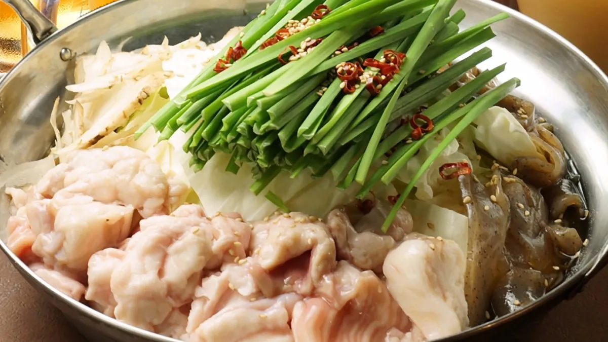 【하카타 곱창전골 무제한 코스】날치 육수 간장 곱창전골 무제한 & 음료 무제한 총 7품