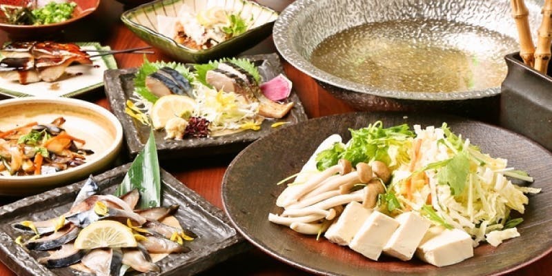 【鯖しか勝たん！鯖堪能鍋コース】鯖の出汁しゃぶ鍋など全7品