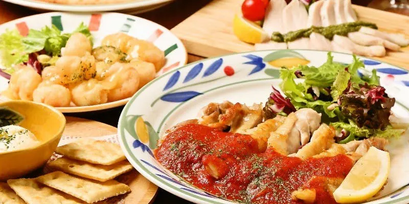 【브론즈】총 41가지 메뉴 무한리필・고기 전채 3종 모둠・선택 가능한 고기 요리 포함