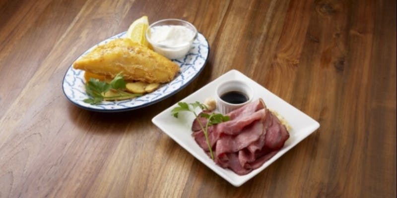 120분 영국 PUB 체험 플랜　1,800円（税込）