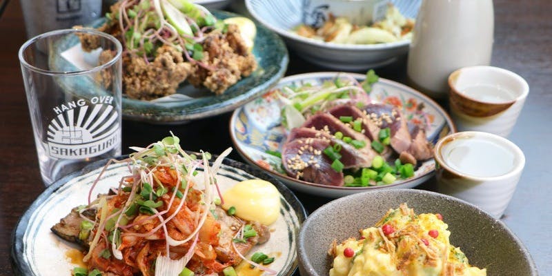 【华套餐】酒粕炸鸡、青花鱼罐头卷心菜等＜8道菜＞
