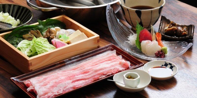 Feast of Kirishima Pork Premium Shabu-Shabu and Fresh Sashimi ~With All You Can Drink~