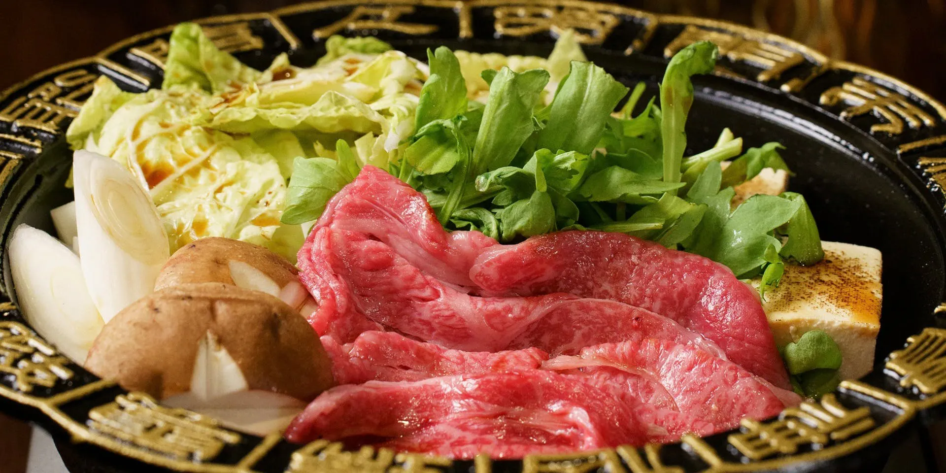 【每天限量僅供三組】特選和牛壽喜燒鍋套餐・品嚐入口即化的最高級嚴選和牛限定菜單