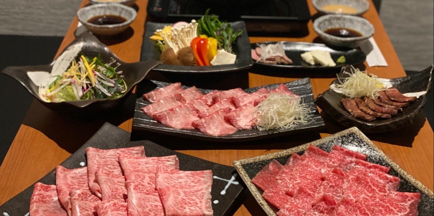 和牛堪能　和牛リブロースと和牛赤身肉コース