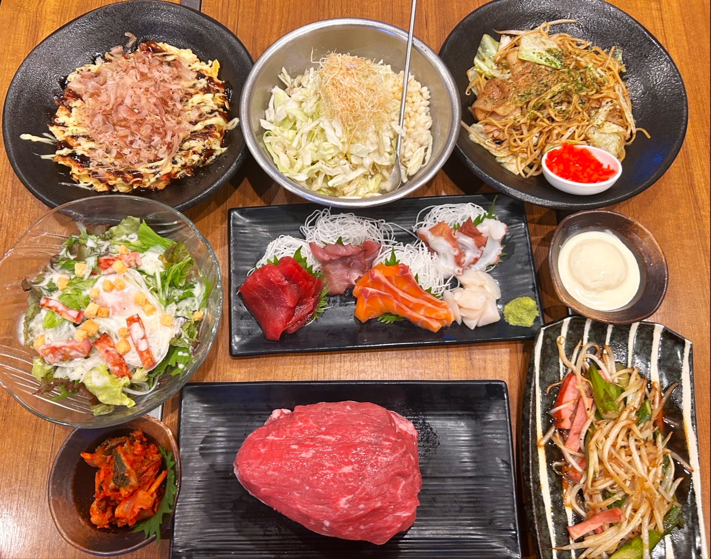肉块铁板烧套餐