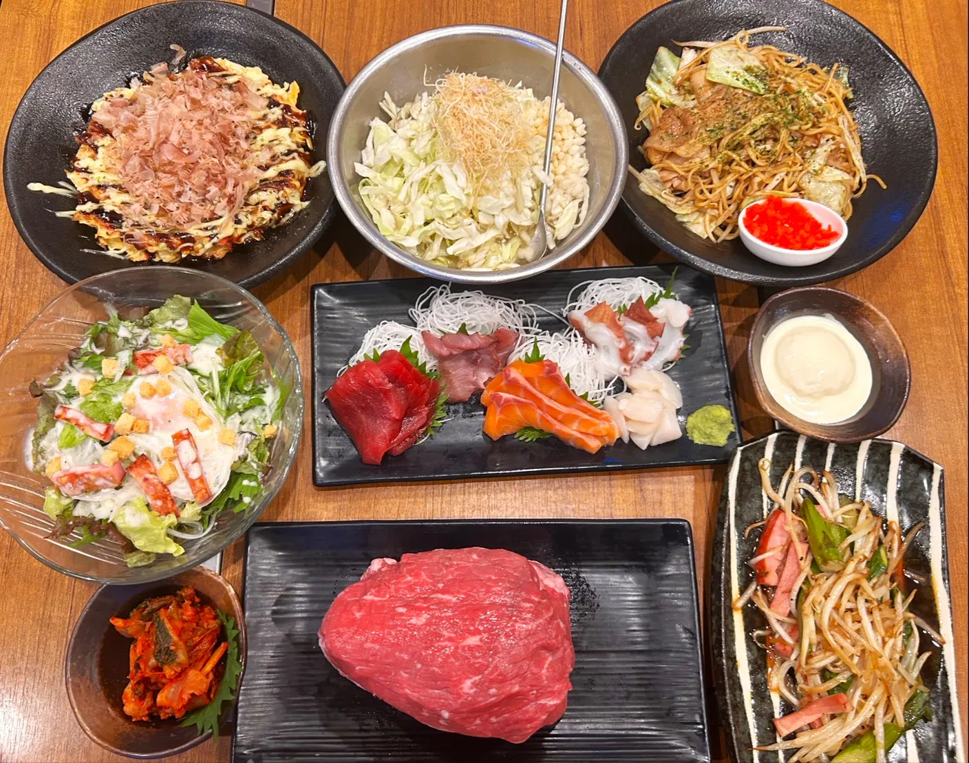肉块铁板烧套餐
