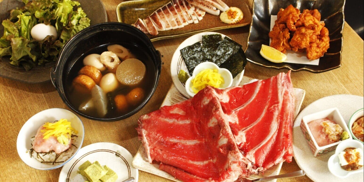 【歓送迎会コース】飲み放題付き名物マグロ中落ち付きの歓送迎会プラン（全8品）