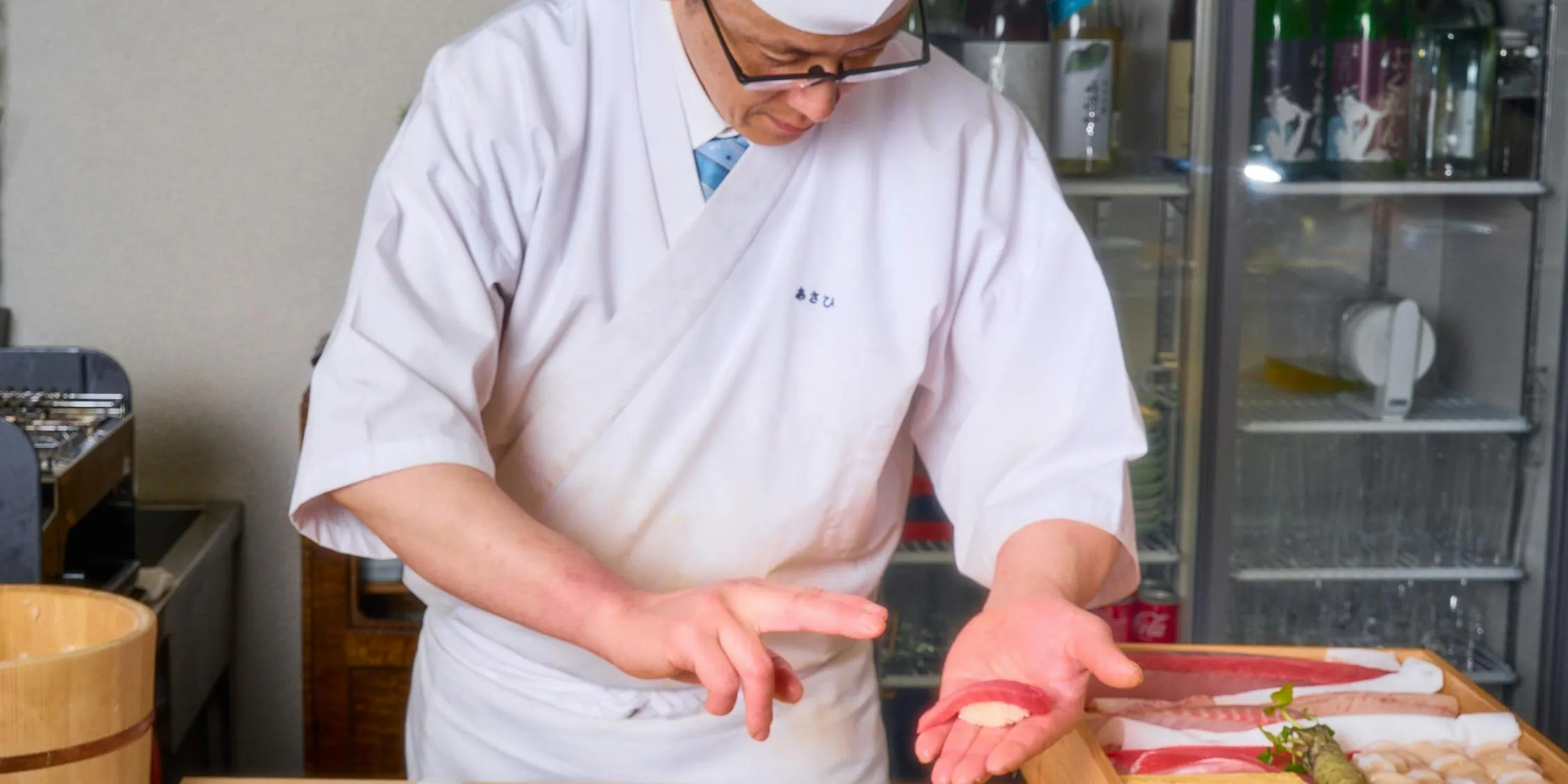 【あさひ】採用當地蔬菜和地魚的季節套餐