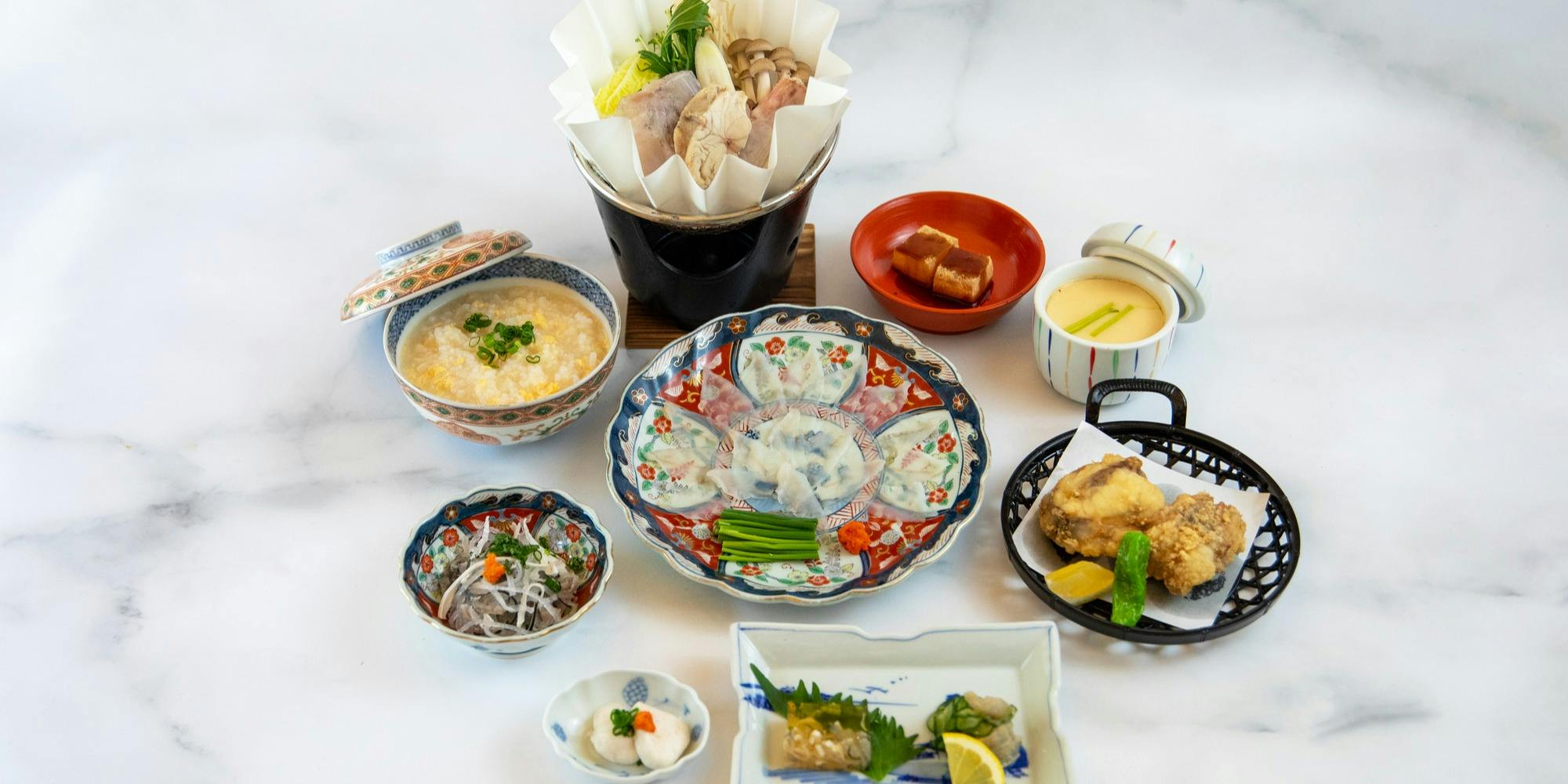 Fugu Set Meal 5,000 yen - Total 8 courses