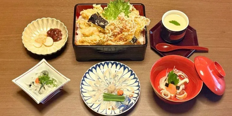 Pufferfish Tempura Set Meal