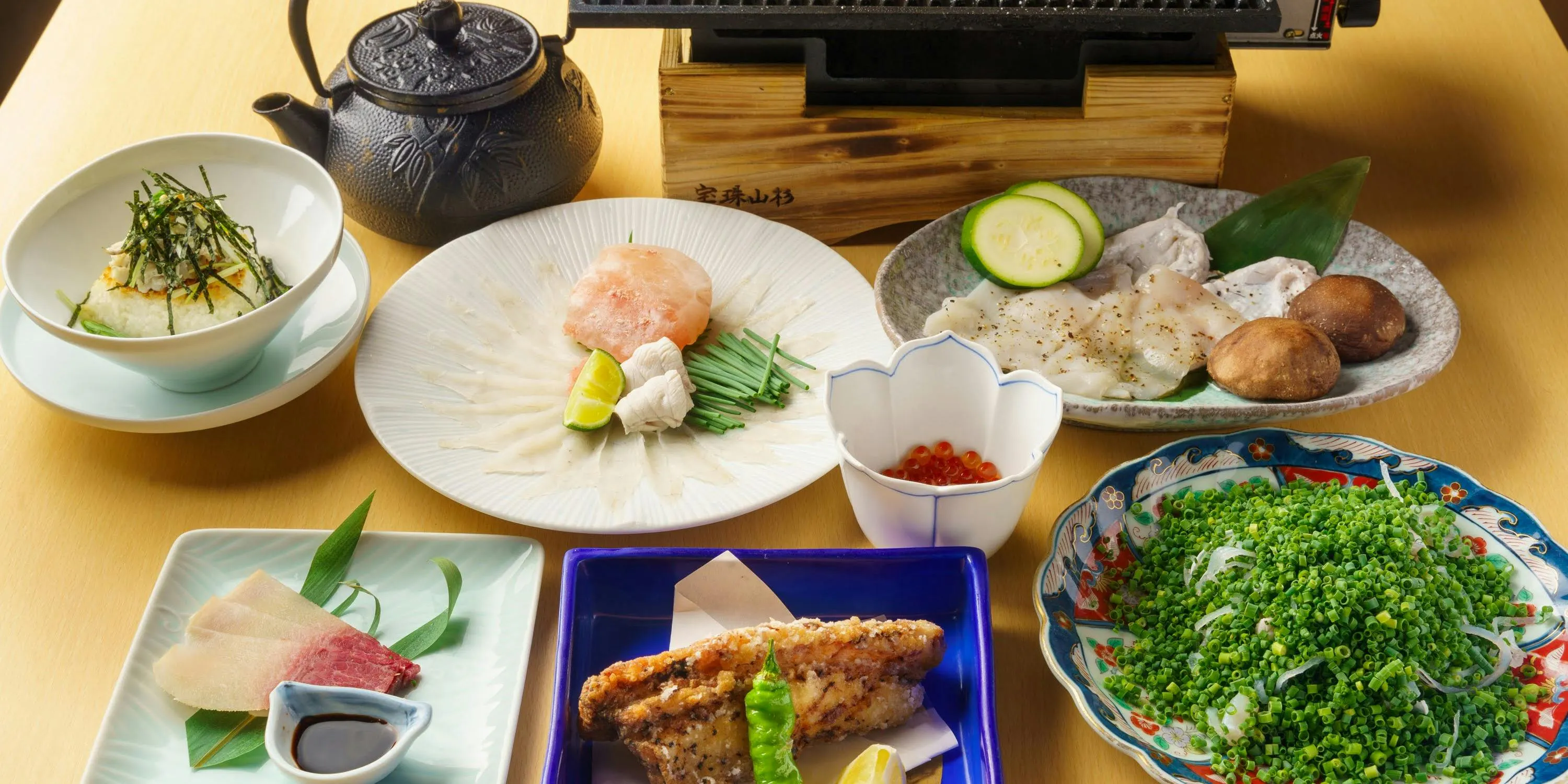 河豚全套菜“雅”(みやび)共9道菜品