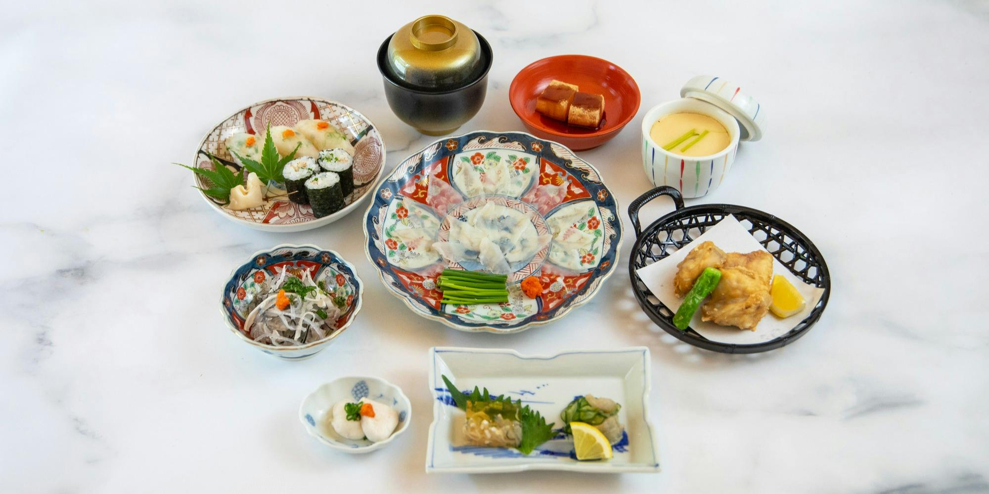Fugu Set Menu 4,000 yen - Total of 7 Dishes