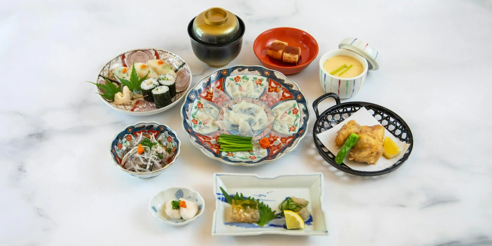 河豚御膳4,000日圓 全7品