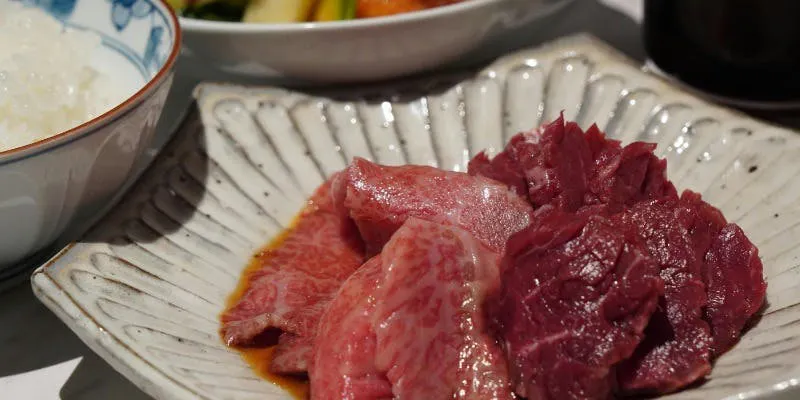 【Web限定】熟成米沢牛 上焼肉とハラミ ランチセット