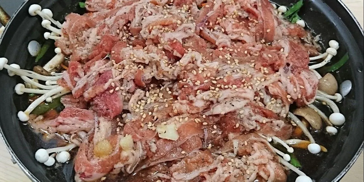 2시간 음료 무제한 포함 스태미나 만점! 소나베 및 해산물 치즈미, 잡채, 디저트 등... 소나베 코스