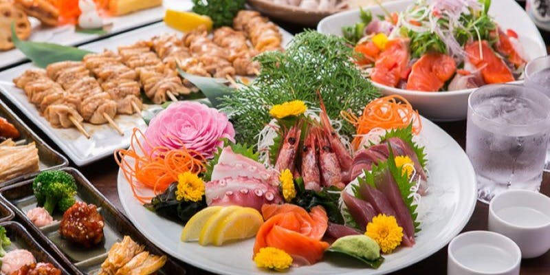 Umi no Utage Popular Course 2H with All-You-Can-Drink 5,500 yen Available at 4,500 yen with Coupon Use