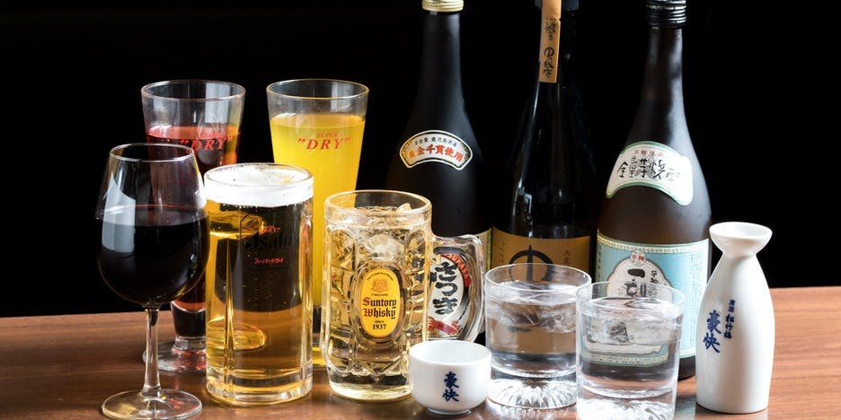 [Same-day walk-in OK] 1800 yen: A la carte 2-hour all-you-can-drink course. A la carte 3-hour all-you-can-drink course: 2580 yen.