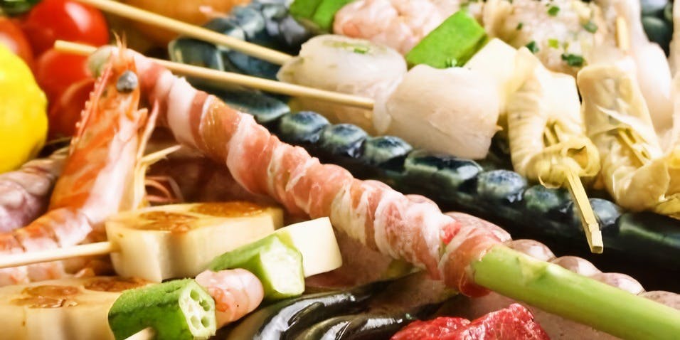 꼬치튀김 오마카세 요리 ※드시는 양과 종류에 따라 금액이 변동됩니다